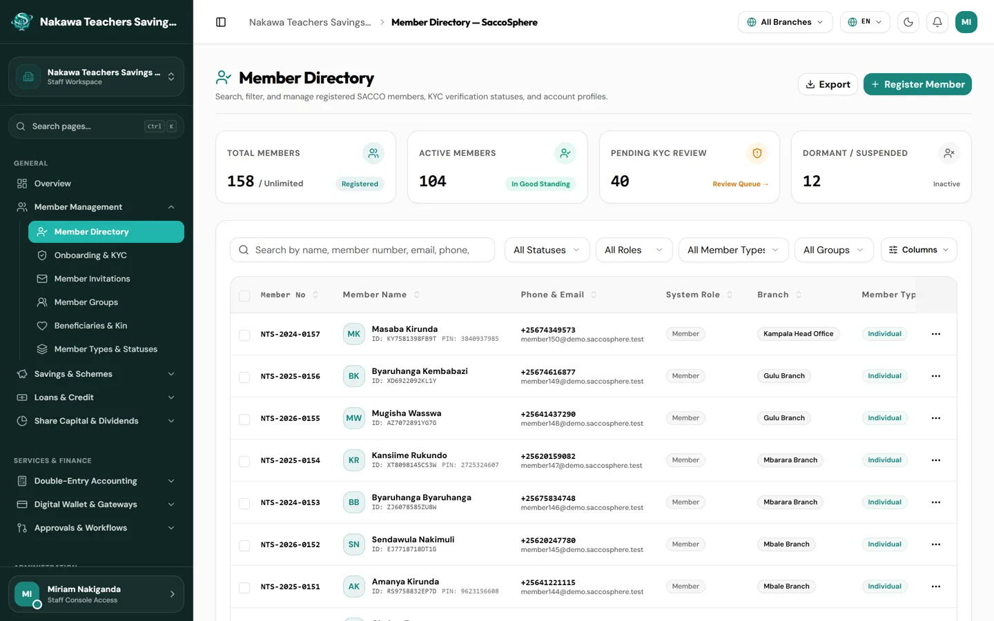 Member management